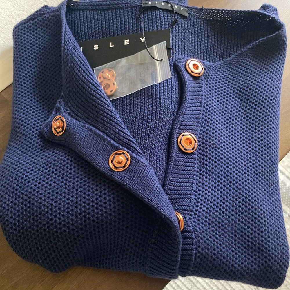 Very nice blue sweater Made in Italy size Small